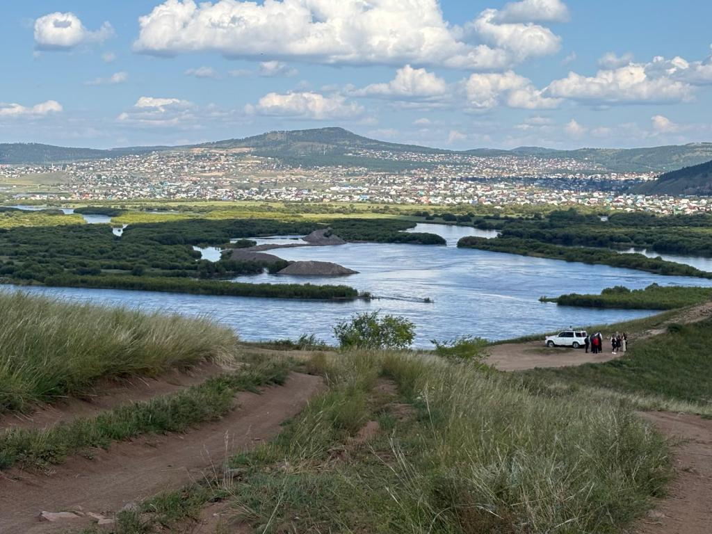 A view of Ulan-Ude and the Selenga River