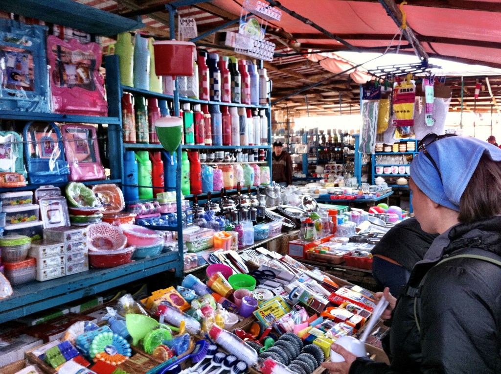 Ulan Batur’daki Narantuul Pazarı