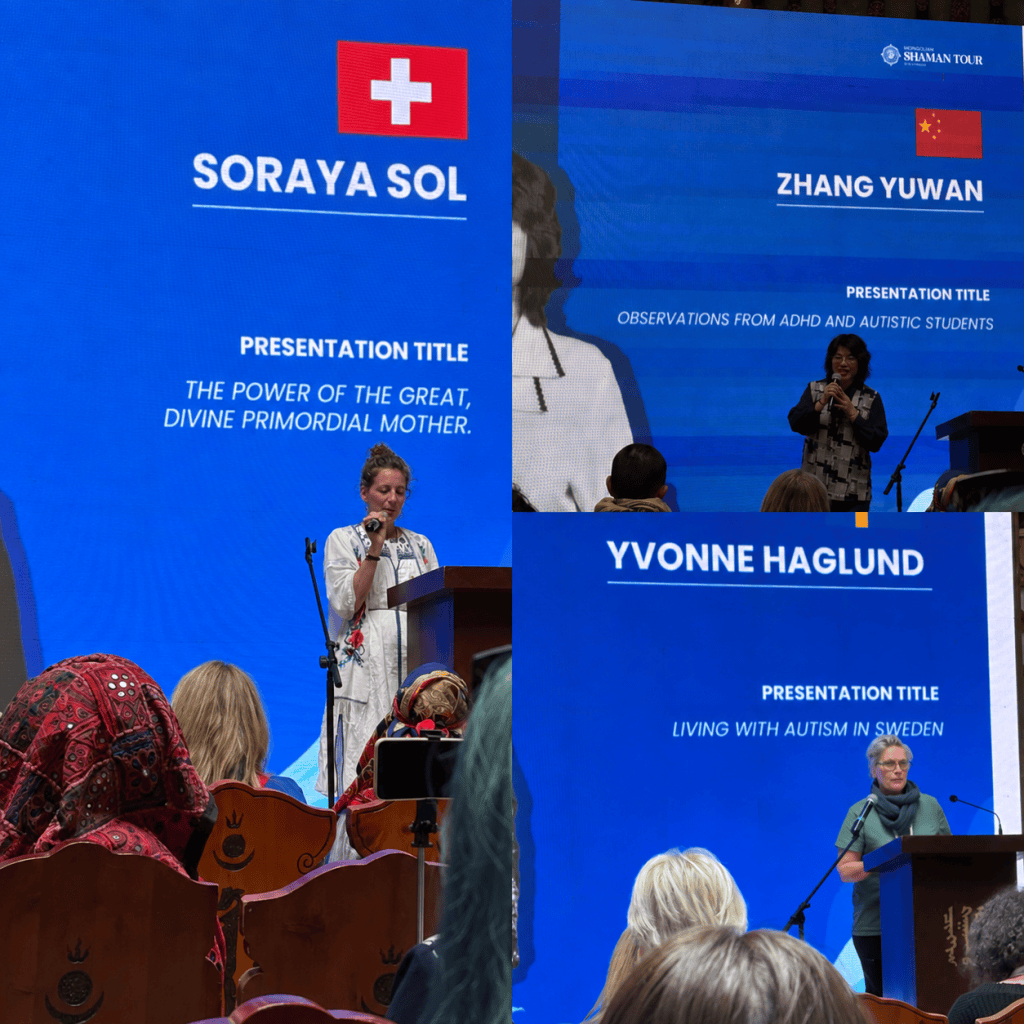 Festival oturumlarından üç görüntü: Soraya Sol, Zhang Yuwan ve Yvonne Haglund